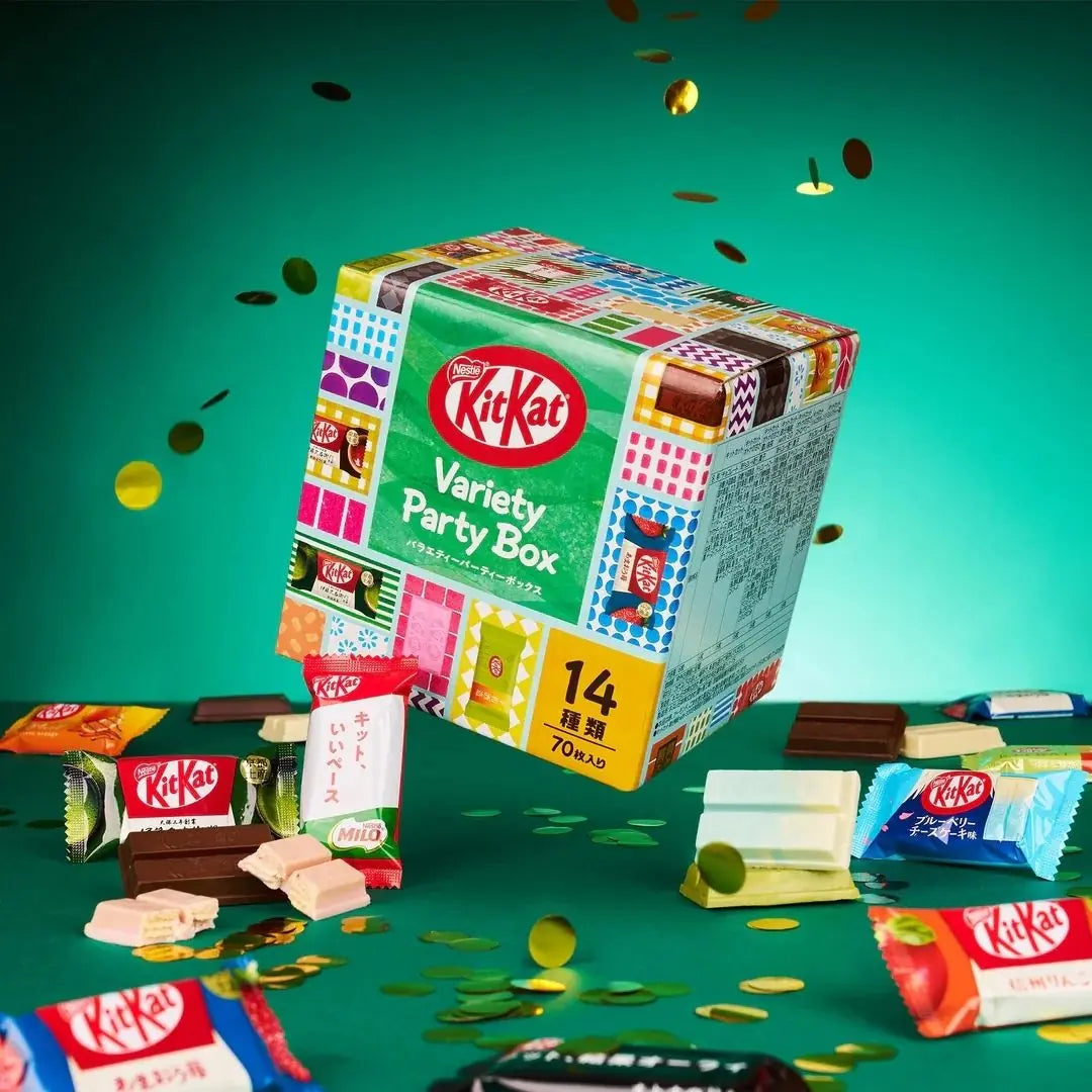 Japanese Kit Kat: Variety Box (70 Pieces, 14 Flavours)