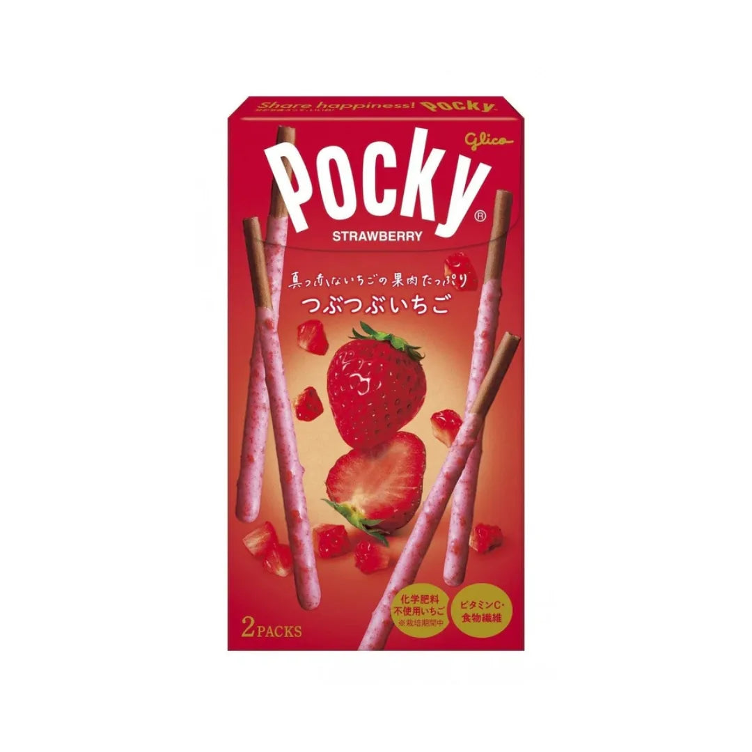 Pocky - Strawberry Double Coated
