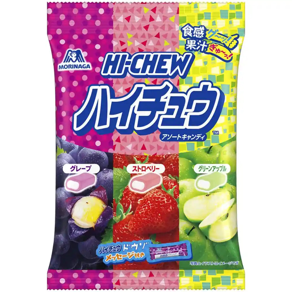 Morinaga Hi-Chew Japanese Soft Fruit Candy 3 Flavors Assortment 86g