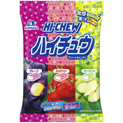 Morinaga Hi-Chew Japanese Soft Fruit Candy 3 Flavors Assortment 86g