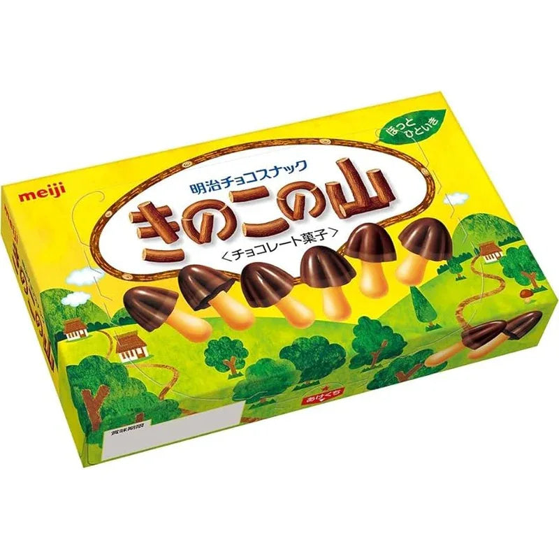 Meiji Kinoko No Yama Mushroom Shaped Chocolate Biscuit