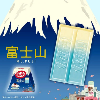 Nestle Japan KitKat Blueberry Cheesecake Flavor Mount Fuji Pack 9 Pieces | Made in Japan